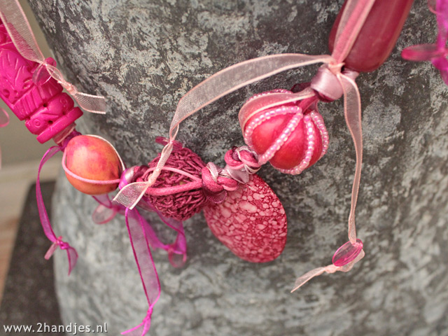 detailfoto rose ketting