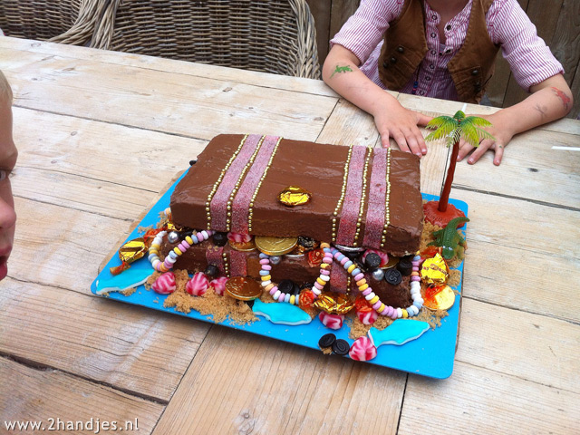 piratentaart bij 2kinderhandjes