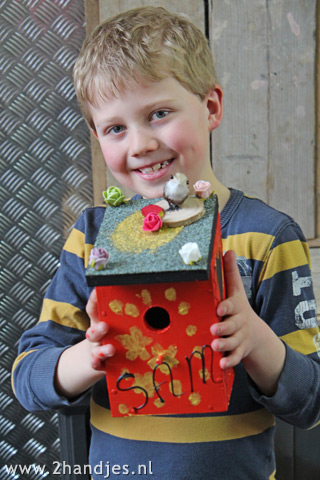 vogelhuisje gemaakt bij 2handjes