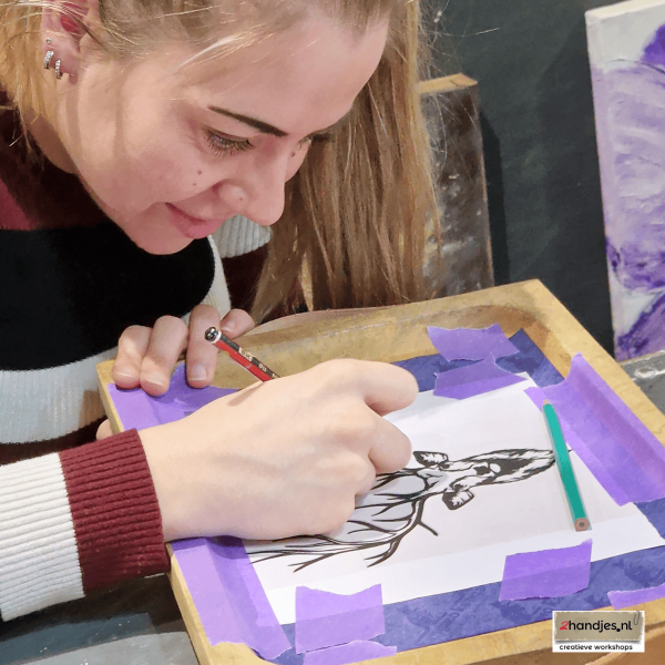 planken branden creatieve activiteit
