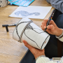 creatieve workshop bloempotten tangletekenen