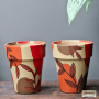 creatieve workshop bloempotten verven