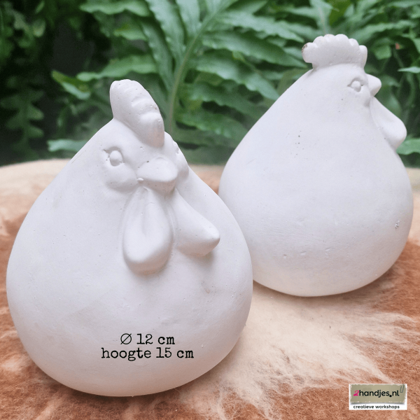 kippen om te beschilderen creatief met de familie