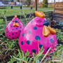 lente decoraties maken kippen beschilderen