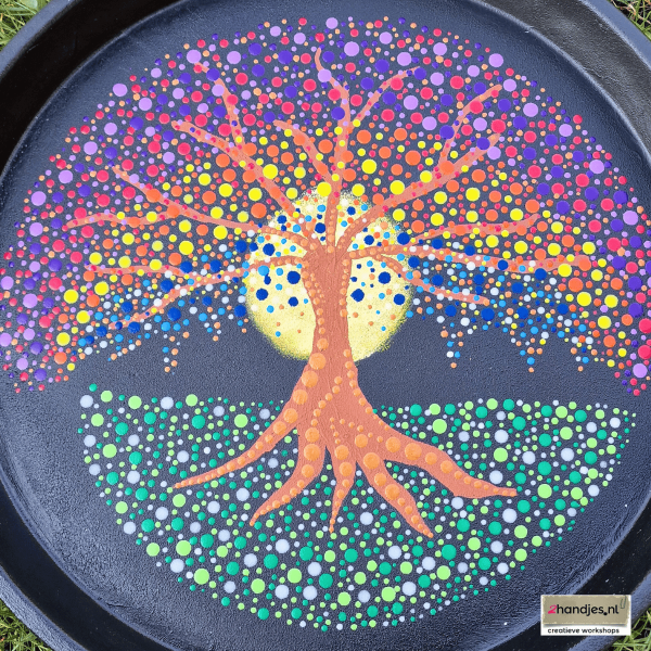 dotpainting workshop leren stippen