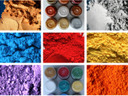 pigmentpoeders voor de creatieve workshop mixed media